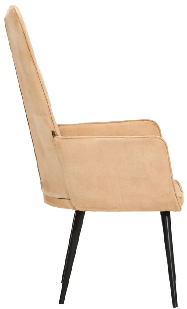Poltrona de apoio lona cor creme