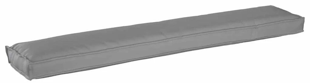 Almofadas para Banco 2 pcs Cinza 200x40x8 cm em Tecido Oxford