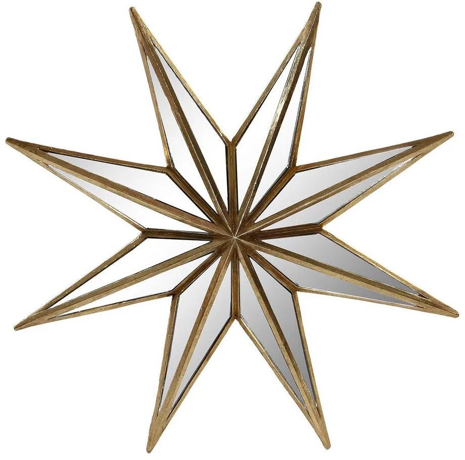 Figura Decorativa DKD Home Decor Estrela Resina Espelho (36 x 5 x 36 cm)