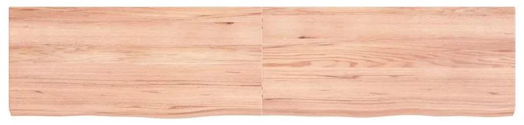Prateleira de parede 180x40x(2-6) cm carvalho tratado castanho