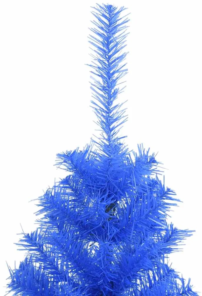 Árvore de Natal artificial com suporte 120 cm PVC azul