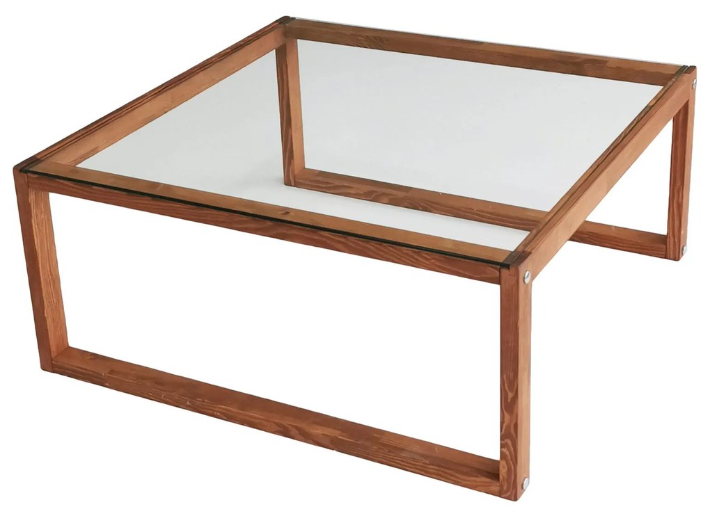 Mesa de Centro Via – Madeira – 90 cm x 40 cm x 90 cm