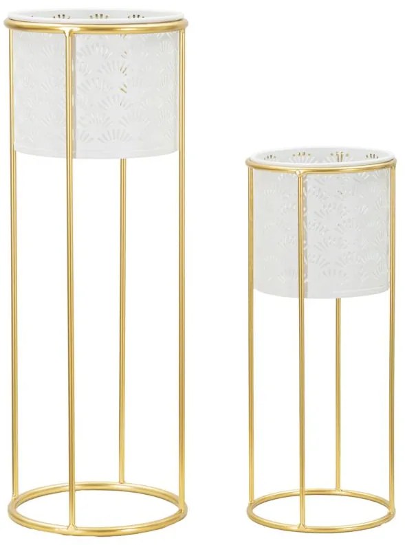 PAR DE POTES P/BRANCO CM Ø 17X46-14X34