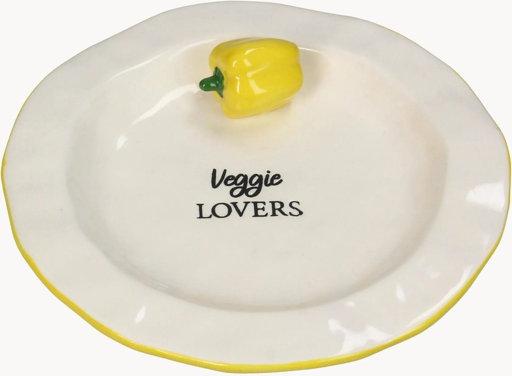 Pratos para bolos em porcelana Pepper, conjunto de 6