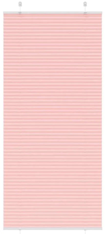 Rosa Plissada Cega 100x200 cm Largura Tecido 99,4 cm Poliéster