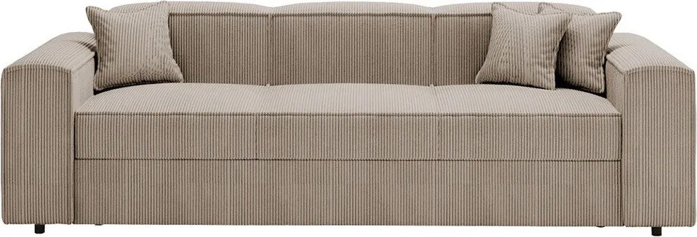 Sofá-cama Clovis 114, Indisponível, 79x252x88cm, 99 kg, Pernas: Plástico