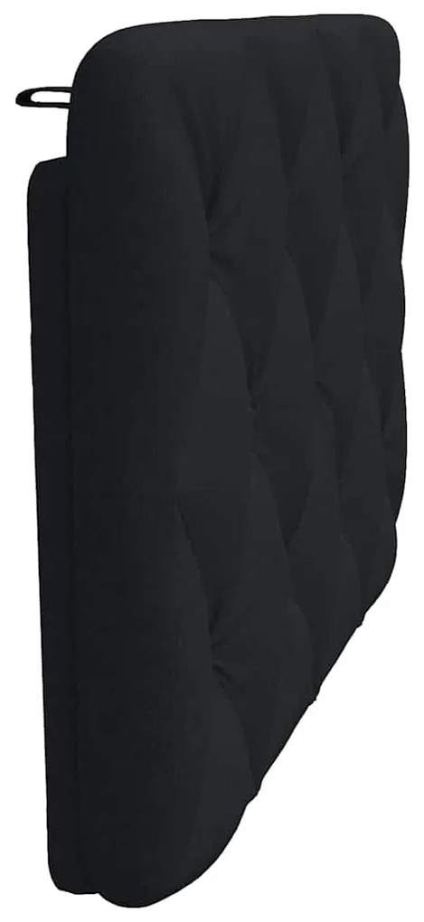 Almofadão de cabeceira 90 cm tecido preto