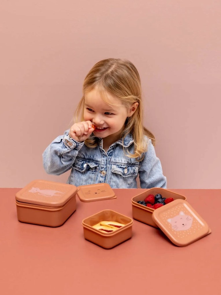 Caixa para lanche Trixie  rosa-nude