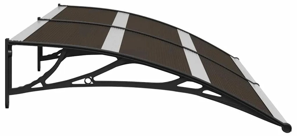 Toldo de porta 200x75 cm PC preto