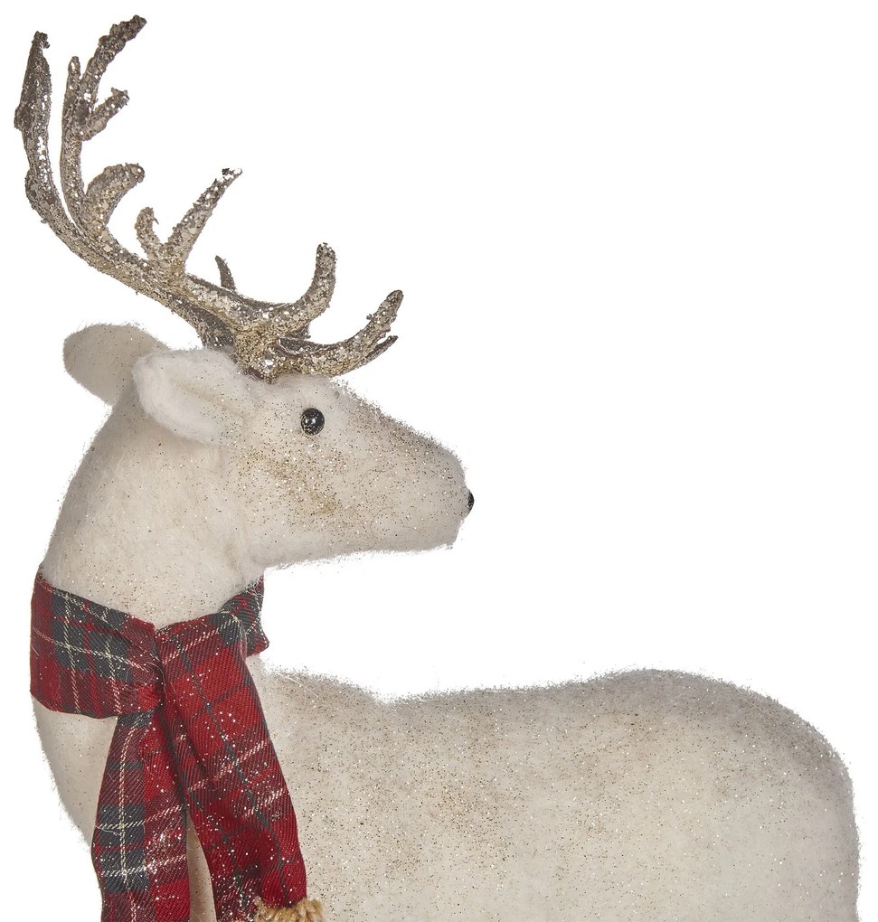Figura decorativa, MUSTOLA, branco, 51 cm Beliani