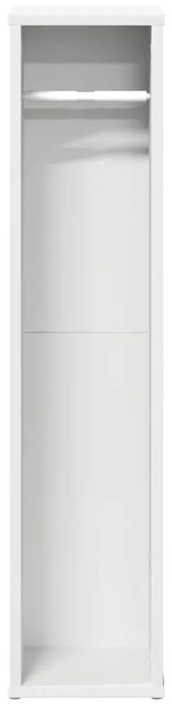 Móvel p/ casa de banho c/ suporte de rolos 20,5x20x90 cm branco