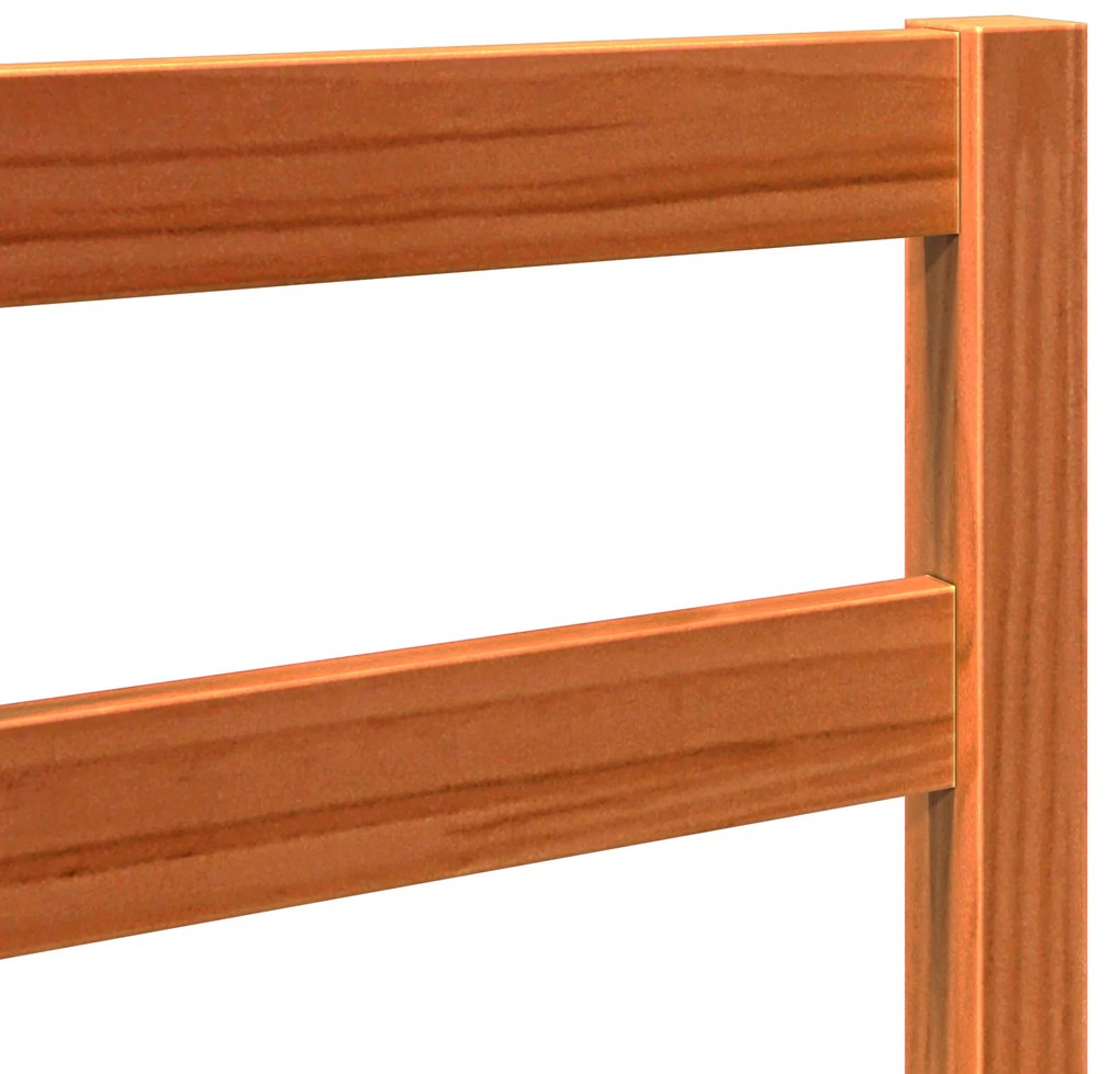 Cabeceira de Cama com cabeceira Castanho-mel 145.5 x 4 x 104 cm