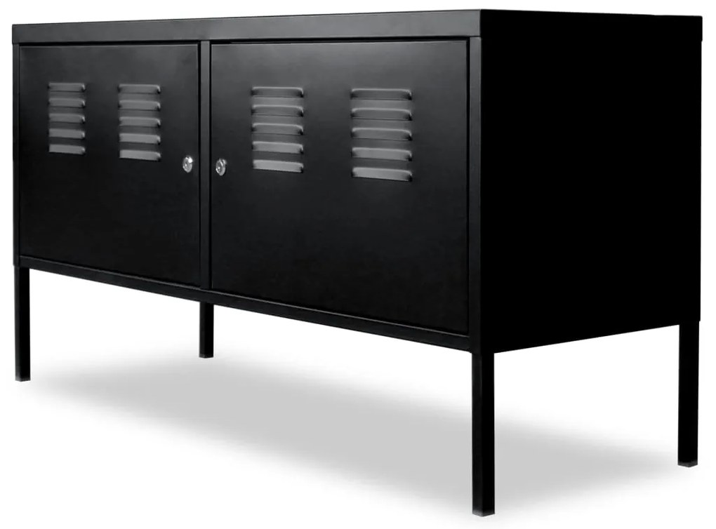 vidaXL Móvel de TV 118x40x60 cm preto