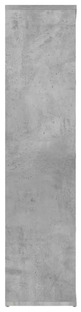 Estante 50x25x106 cm derivados de madeira cinzento cimento