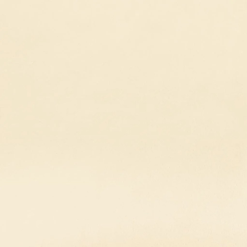 Sofá-cama de 2 lugares veludo cor creme