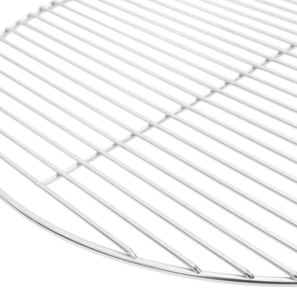 Grelha para churrasco redonda Ø50 cm aço inoxidável 304