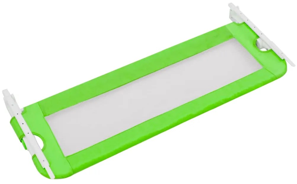 Barra de segurança p/ cama infantil 120x42cm poliéster verde