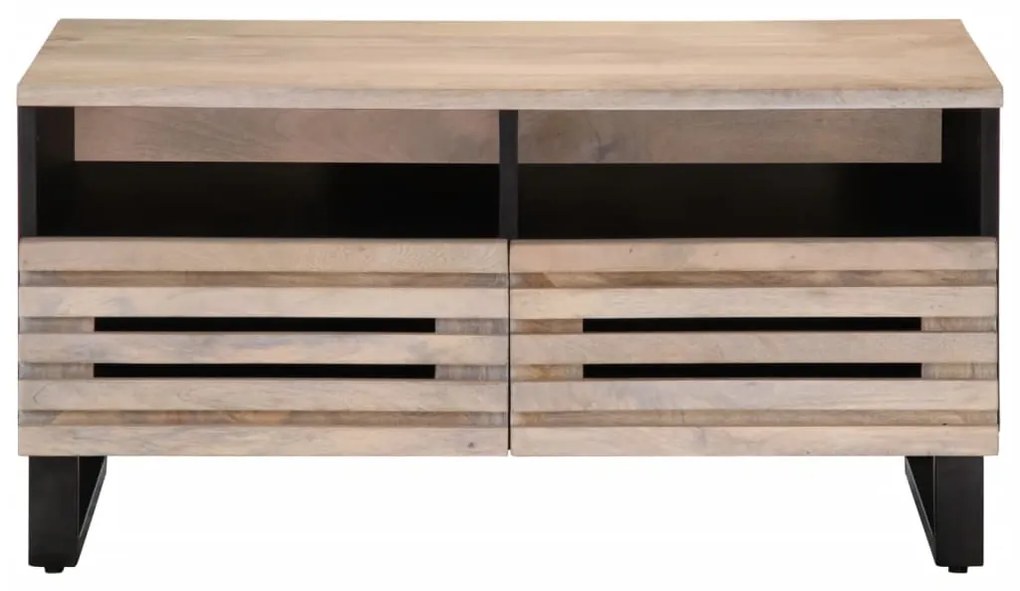 Mesa de centro 80x55x40 cm madeira de mangueira maciça