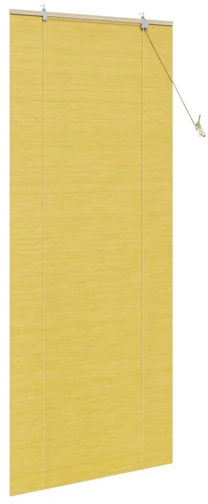 Persianas e Sombras de Janela Amarelo 90 x 220 cm Bambu