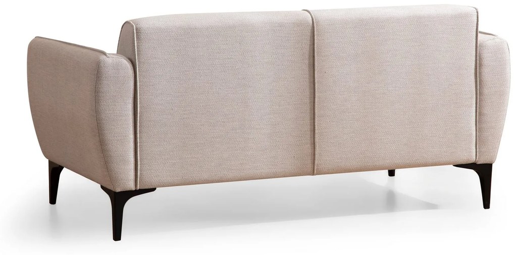 Sofá de 2 Lugares Belissimo – Off White – 160x67x95 cm
