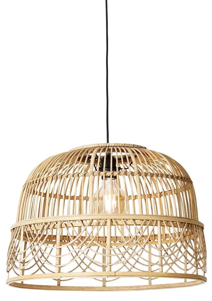 LED Candeeiro de suspensão em vime inteligente 49 cm com Wi-Fi G95 - Michelle Oriental