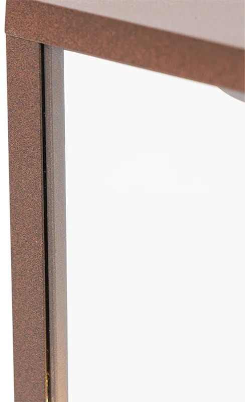 Candeeiro industrial de pé para exterior castanho ferrugem 40 cm IP44 - Charlois Industrial,Moderno