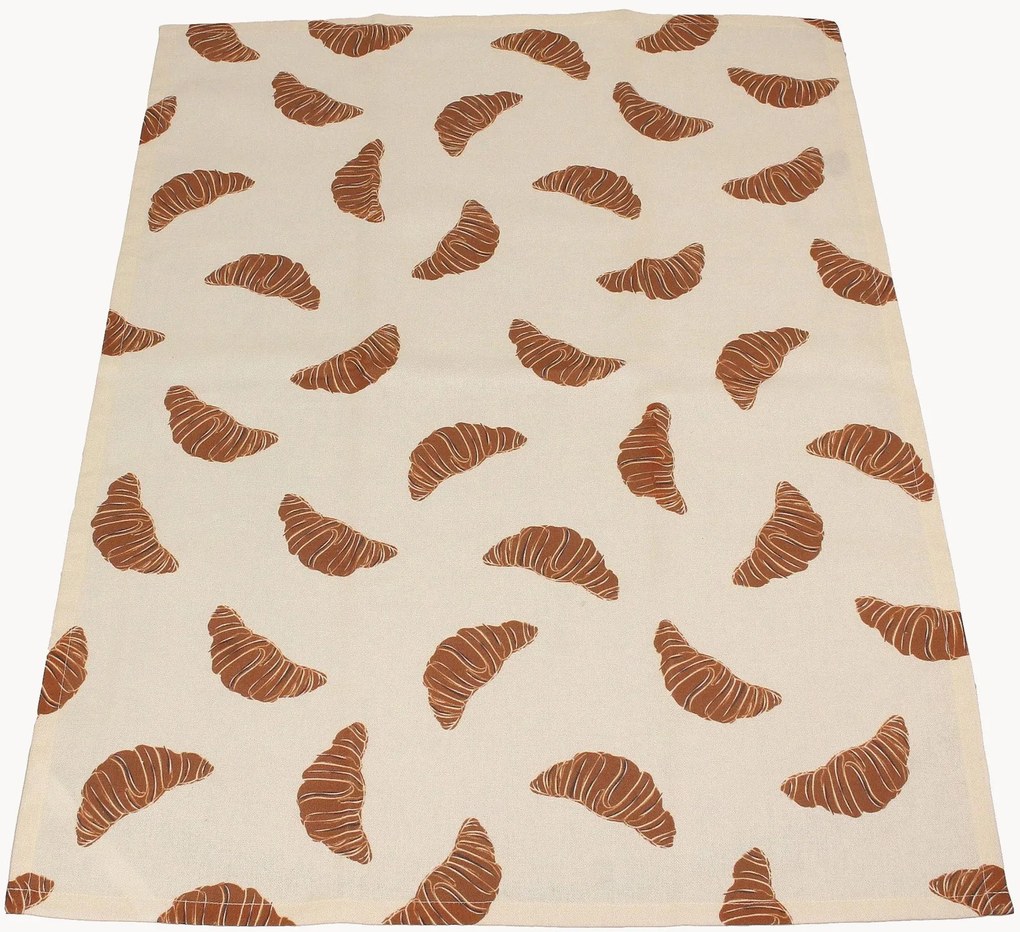 Panos de cozinha Croissant, conjunto de 2