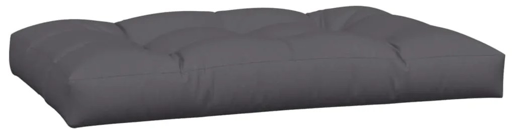 Almofadões de paletes 3 pcs tecido antracite