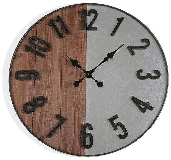 Relógio de Parede Madeira Mdf/metal (5 X 60 X 60 cm)