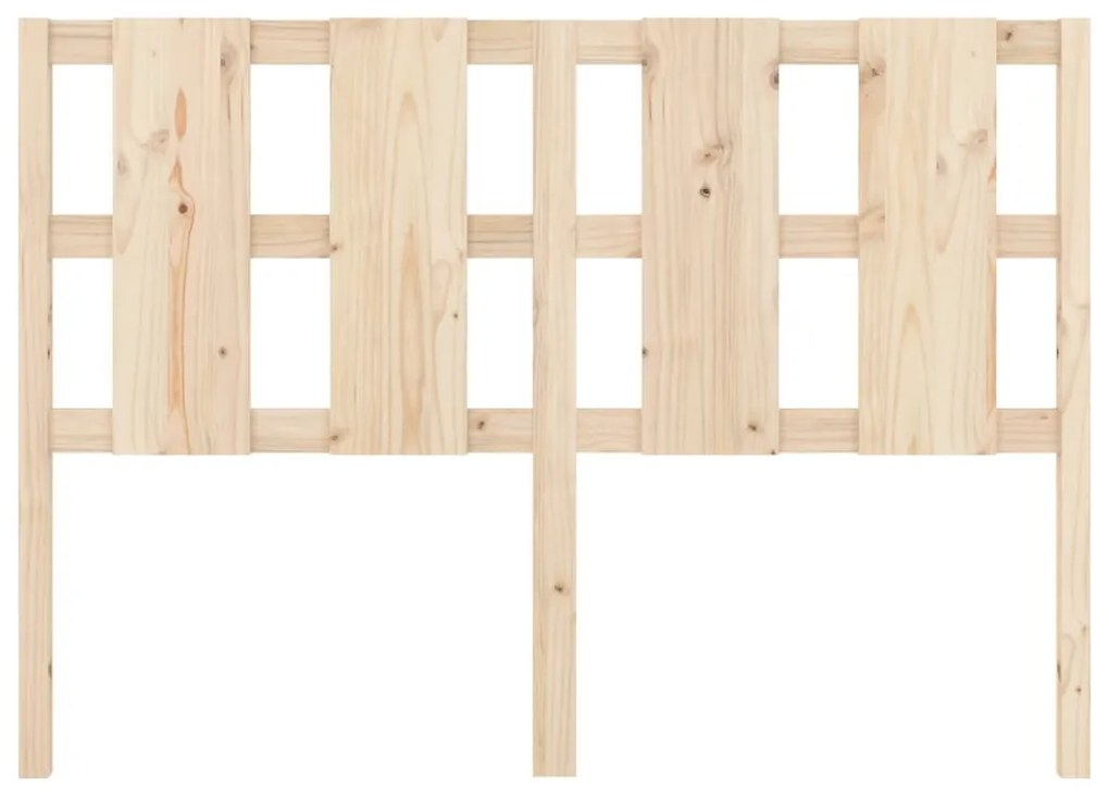 Cabeceira de cama 140,5x4x100 cm pinho maciço