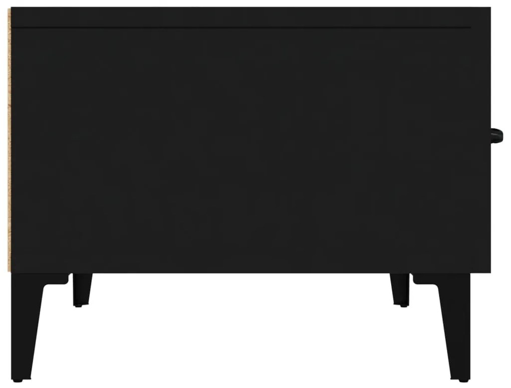 Móvel de TV 150x34,5x30 cm madeira processada preto