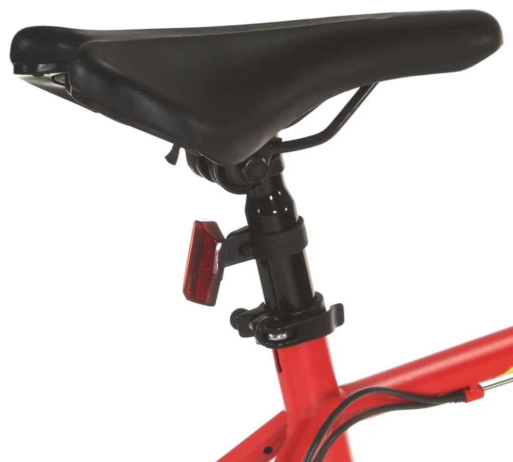 Bicicleta de montanha 21 velocidades roda 27,5" 50 cm vermelho