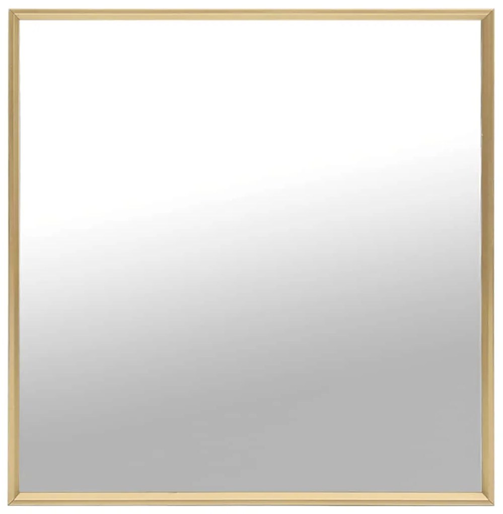 Espelho 60x60 cm dourado