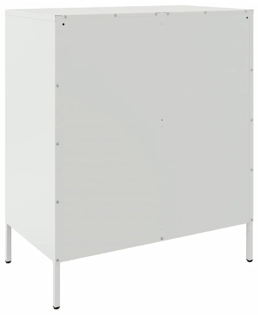 Aparador 68x39x79 cm aço branco