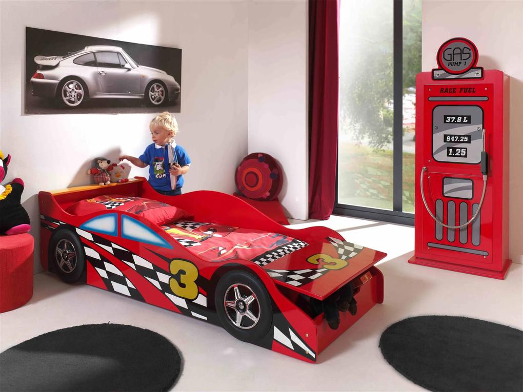 Cama Infantil RACE CAR BED 70x140CM Vermelha