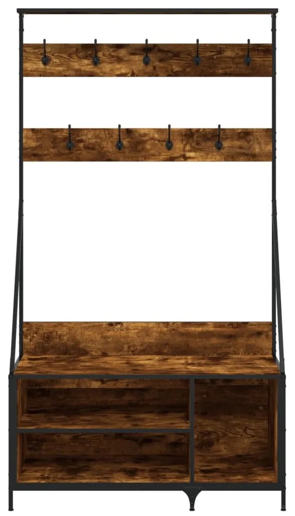 Conjunto de Entrada - Bengaleiro c/ arrumação de calçado 100x41x184cm
