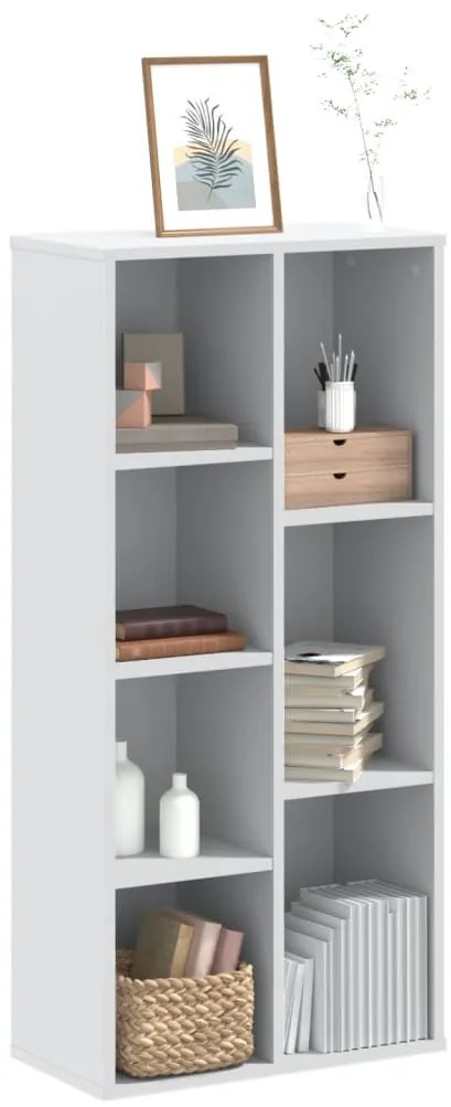 vidaXL Estante 50x25x105 cm derivados de madeira branco