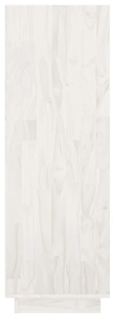 Estante/divisória 80x35x103 cm pinho maciço branco