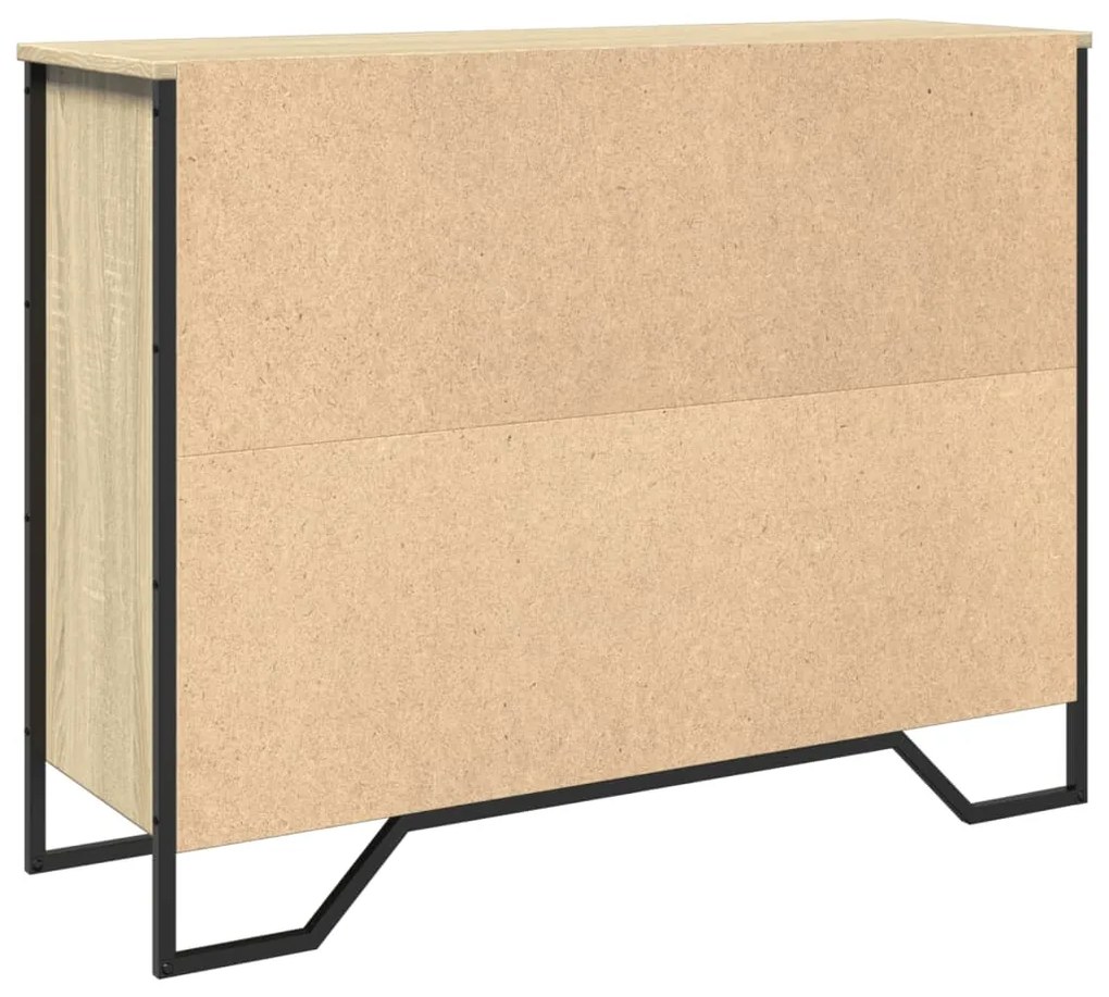 Aparador 97x32,5x74,5 cm derivados de madeira carvalho sonoma
