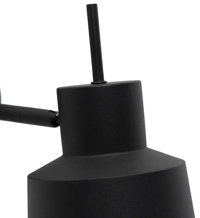 Candeeiro de parede retro preto - Chappie