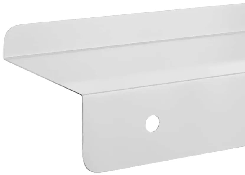 Prateleiras de parede 3 pcs aço inoxidável prateado