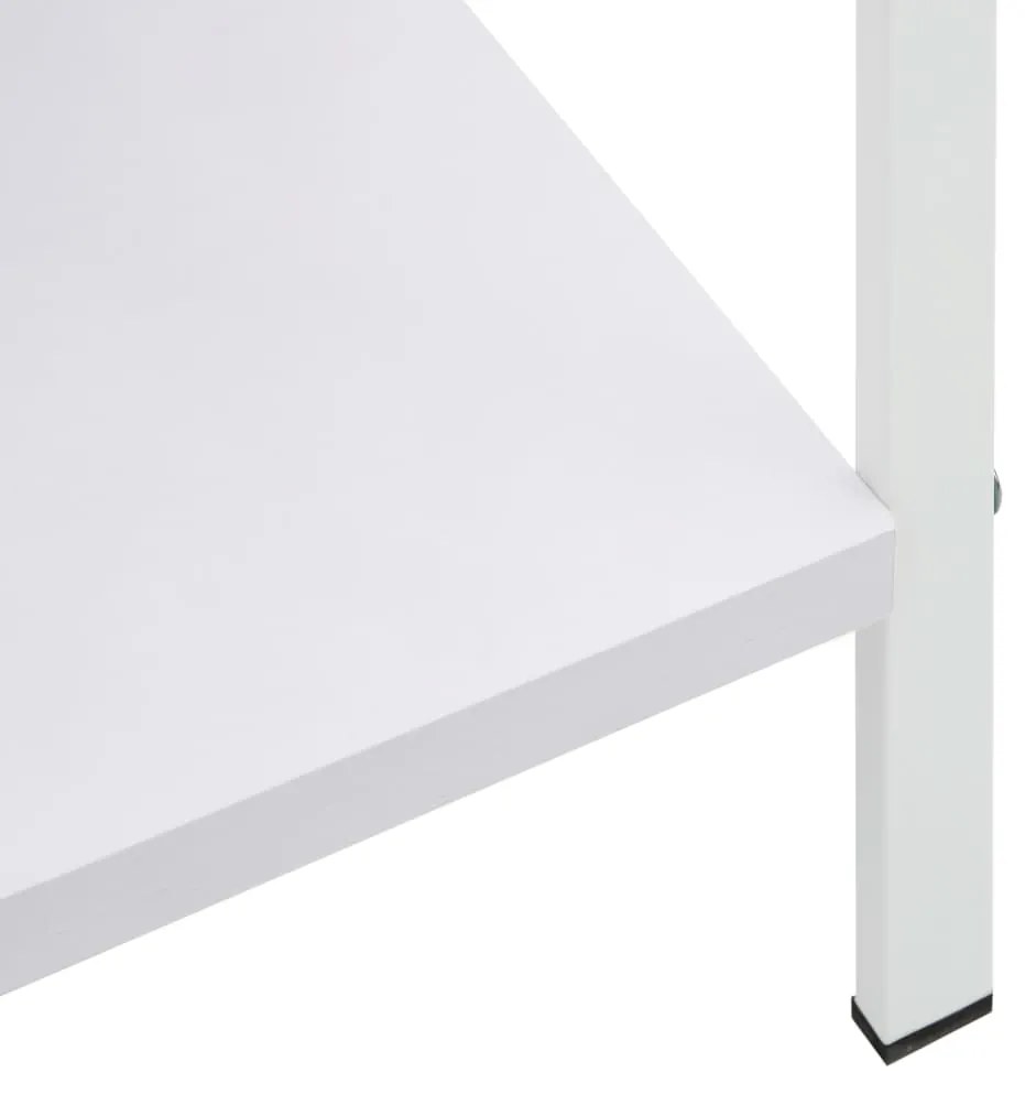 Estante com 5 prateleiras derivados de madeira branco