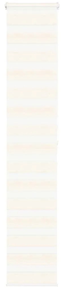 vidaXL Cortina de zebra 40x200 cm largura do tecido 35,9 cm poliéster
