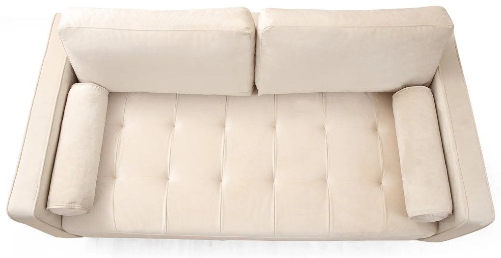 Sofá de 2 Lugares Rome – Bege – 175 x 90 x 70 cm