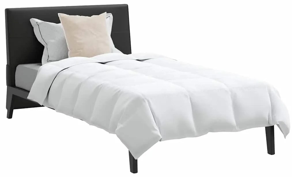 Edredão com travesseiro 2 pcs Branco 140 x 220 cm Penugem