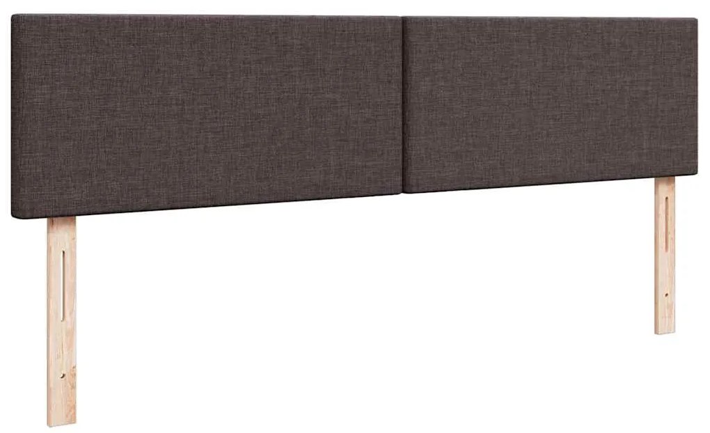 Estrutura de cama otomana com colchão 180x200cm castanho escuro
