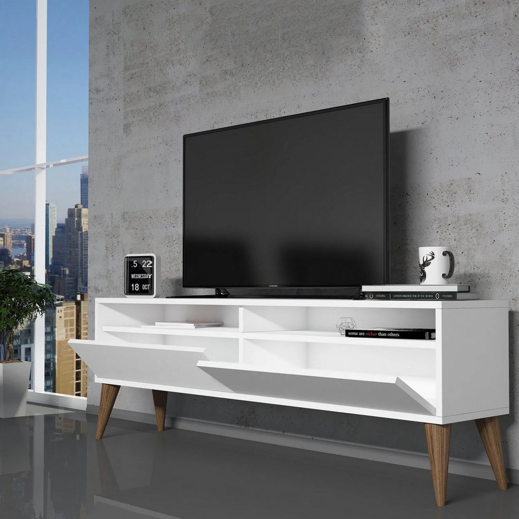 Móvel TV Best – Branco – 150 x 30 x 50 cm
