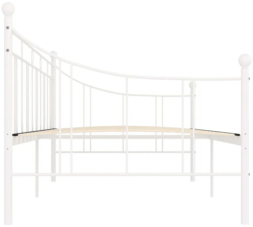 Estrutura sofá-cama 90x200 cm metal branco