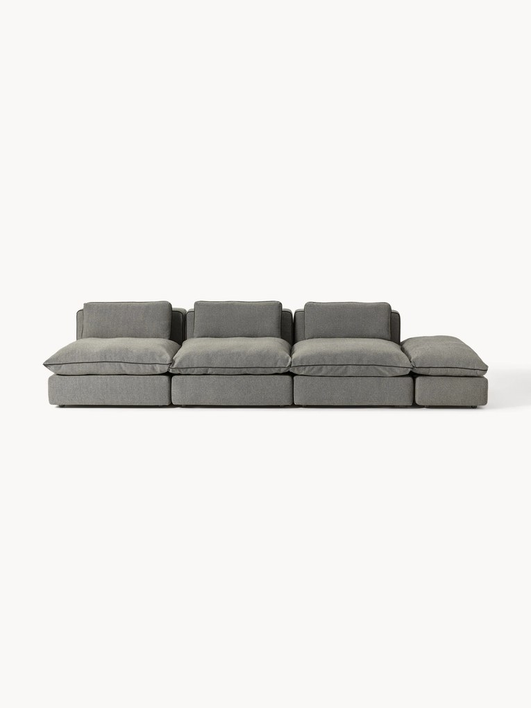 Sofá modular XL com pufe Felix