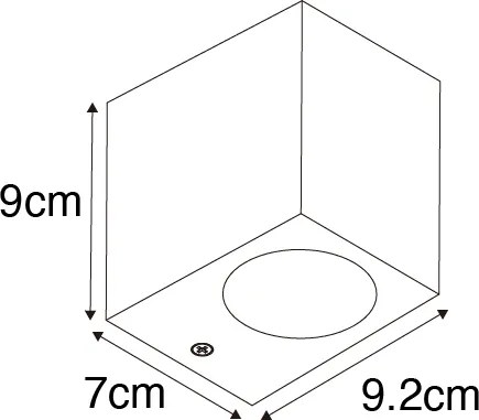 Candeeiro de parede vintage dourado antigo plástico - Baleno